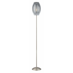 Egg-One Light Floor Lamp-9 Inches Wide by 69.5 Inches High - 833110