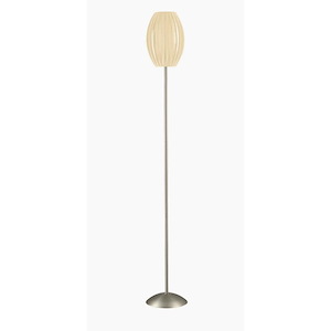 Egg-One Light Floor Lamp-10 Inches Wide by 69.5 Inches High - 56345