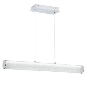 Quilla - 24W 1 LED Pendant-65.5 Inches Tall and 33.25 Inches Wide