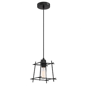 Kansas - 1 Light Pendant-68 Inches Tall and 6.25 Inches Wide