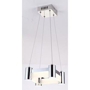 Kellen - 12W 1 LED Pendant-65 Inches Tall and 9.25 Inches Wide