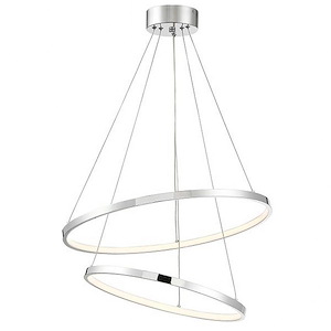 Rimmy - 35W 1 LED Pendant-61.5 Inches Tall and 23 Inches Wide