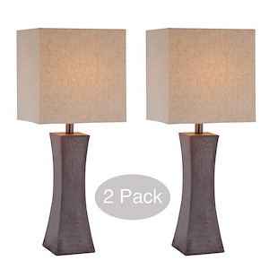 Enkel - 2 Light Table Lamp (Pack of 2)-26.5 Inches Tall and 11 Inches Wide