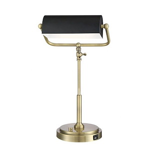 Caileb - 6.5W 1 LED Desk/Table Lamp-19 Inches Tall and 8.25 Inches Wide