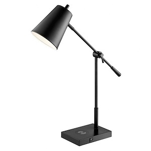 Salma - 1 Light Desk/Table Lamp-30 Inches Tall and 25 Inches Wide