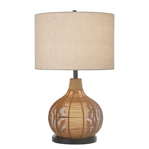 Paige - 2 Light Table Lamp with Night Light-28.5 Inches Tall and 17.5 Inches Wide - 1298842