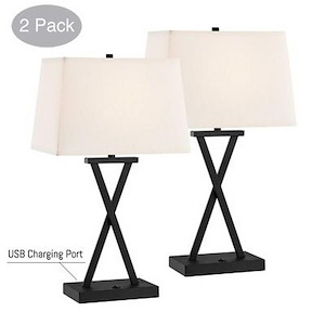Maisie - 2 Light Table Lamp (Pack of 2)-26 Inches Tall and 15 Inches Wide