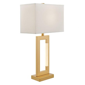 Darrello - 2 Light Table Lamp with Night Light-30 Inches Tall and 16 Inches Wide