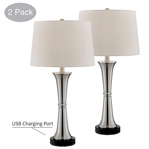 Gavino - 2 Light Table Lamp (Pack of 2)-29 Inches Tall and 15 Inches Wide