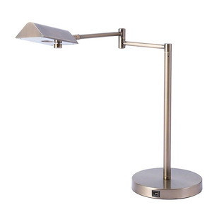 Pharma - 7W 1 LED Desk/Table Lamp-17.5 Inches Tall and 8 Inches Wide