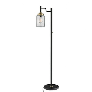 Luken - 1 Light Floor Lamp-60.5 Inches Tall and 16 Inches Wide
