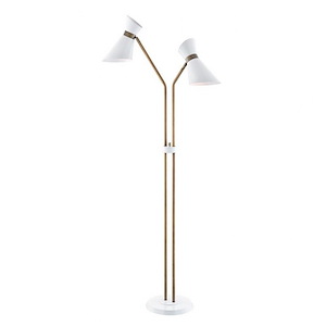 Jared - 2 Light Floor Lamp-60 Inches Tall and 34 Inches Wide