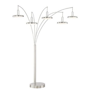 Sailee - 75W 5 LED Arch Floor Lamp-90 Inches Tall and 74 Inches Wide