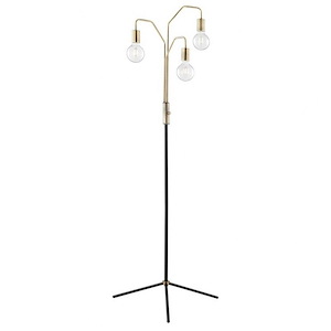 Nilmani - 3 Light Floor Lamp-65.25 Inches Tall and 23 Inches Wide - 1298937