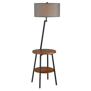 Lemington - 1 Light Floor Lamp-59 Inches Tall and 17.75 Inches Wide