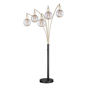 Kaira - 5 Light Arch Floor Lamp-92 Inches Tall and 74 Inches Wide