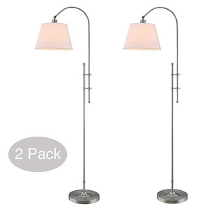 Duane - 2 Light Floor Lamp-65 Inches Tall and 10 Inches Wide
