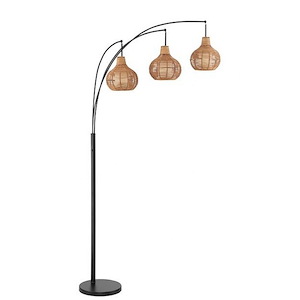 Paige - 3 Light Arc Floor Lamp-90.5 Inches Tall and 62 Inches Wide - 1298966