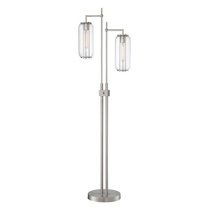 Hagen - 2 Light Floor Lamp-64 Inches Tall and 19 Inches Wide - 1298968