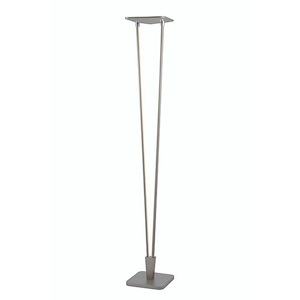 Russo - 74W 2 LED Torchiere Floor Lamp-70.5 Inches Tall and 11 Inches Wide