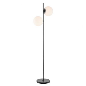 Lencho - 2 Light Floor Lamp-64 Inches Tall and 17.25 Inches Wide - 1298986