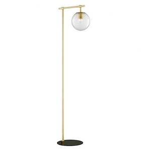 Lencho - 1 Light Floor Lamp-58 Inches Tall and 15.75 Inches Wide