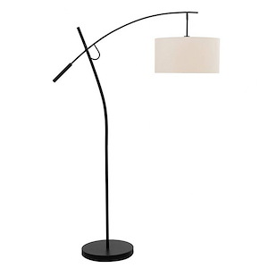 Pollux - 1 Light Arc Floor Lamp-72 Inches Tall and 45 Inches Wide