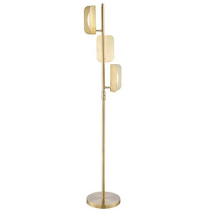 Qwin - 9W 3 LED Floor Lamp-68 Inches Tall and 16.25 Inches Wide