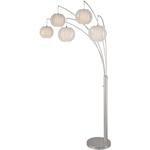 Deion - 5 Light Arch Floor Lamp-90 Inches Tall and 78 Inches Wide