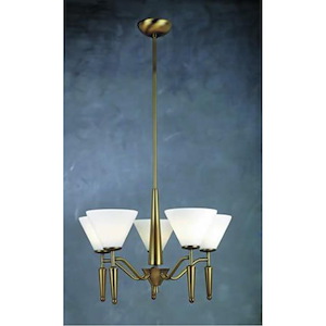 Martini-Five Light Ceiling Lamp-38 Inches High