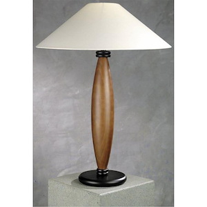 Basics - One Light Wood Table Lamp