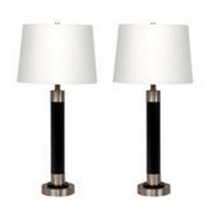 1 Light Table Lamp (Set of 2)-30 Inches Tall and 14 Inches Wide