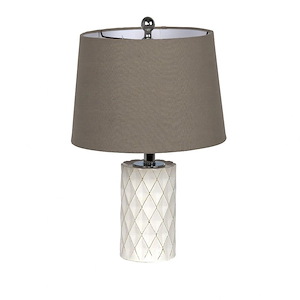 2 Light Table Lamp-19.75 Inches Tall and 10 Inches Wide