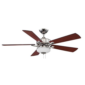 Margaux - 5 Blade Ceiling Fan with Light Kit-15.75 Inches Tall and 52 Inches Wide