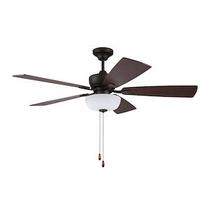 Sigrid - 5 Blade Ceiling Fan with Light Kit-18 Inches Tall and 52 Inches Wide