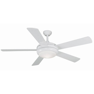 Titan - 5 Blade Ceiling Fan with Light Kit-16.75 Inches Tall and 52 Inches Wide