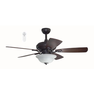 Connexxtion - 5 Blade Pre Assembled Ceiling Fan with Light Kit-19.25 Inches Tall and 44 Inches Wide