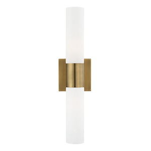 Aero - 2 Light ADA Bath Vanity In Nautical Style-17.75 Inches Tall and 4.5 Inches Wide - 831675