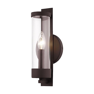 Castleton - 1 Light ADA Wall Sconce in New Traditional Style - 4.75 Inches wide by 12 Inches high