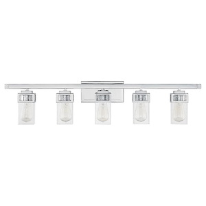 Harding - 5 Light Bath Vanity in Modern Style - 42.5 Inches wide by 8.5 Inches high - 614544
