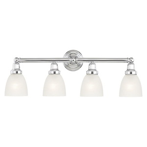 Classic - 4 Light Bath Vanity in Traditional Style - 30 Inches wide by 10 Inches high - 1029650