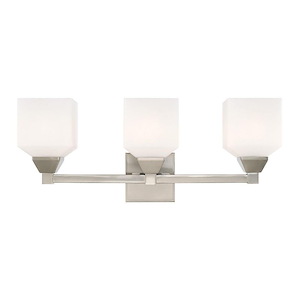 Aragon - 3 Light Bath Vanity in Traditional Style - 23 Inches wide by 9.5 Inches high