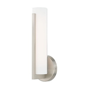 Visby - 10W LED ADA Wall Sconce in Modern Style - 4.38 Inches wide by 12 Inches high