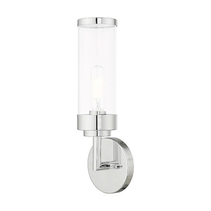 Hillcrest - 1 Light ADA Wall Sconce in Coastal Style - 5.13 Inches wide by 15.63 Inches high