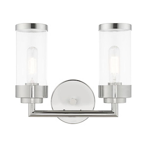 Hillcrest - 2 Light Bath Vanity in Coastal Style - 12.75 Inches wide by 10.63 Inches high - 831792