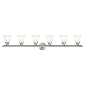 Neptune - 6 Light Bath Vanity in Traditional Style - 48 Inches wide by 8 Inches high - 1029654