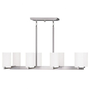 Astoria - Five Light Chandelier in Contemporary Style - 25 Inches wide by 13 Inches high