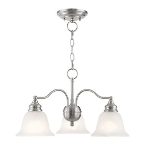Essex - 3 Light Convertible Dinette Chandelier in Traditional Style - 20 Inches wide by 11.25 Inches high - 1029671