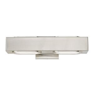 Kimball - 16W 2 LED ADA Bath Vanity in Contemporary Style - 16 Inches wide by 4.75 Inches high