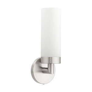 Aero - 1 Light ADA Wall Sconce in Contemporary Style - 4.25 Inches wide by 11.75 Inches high
